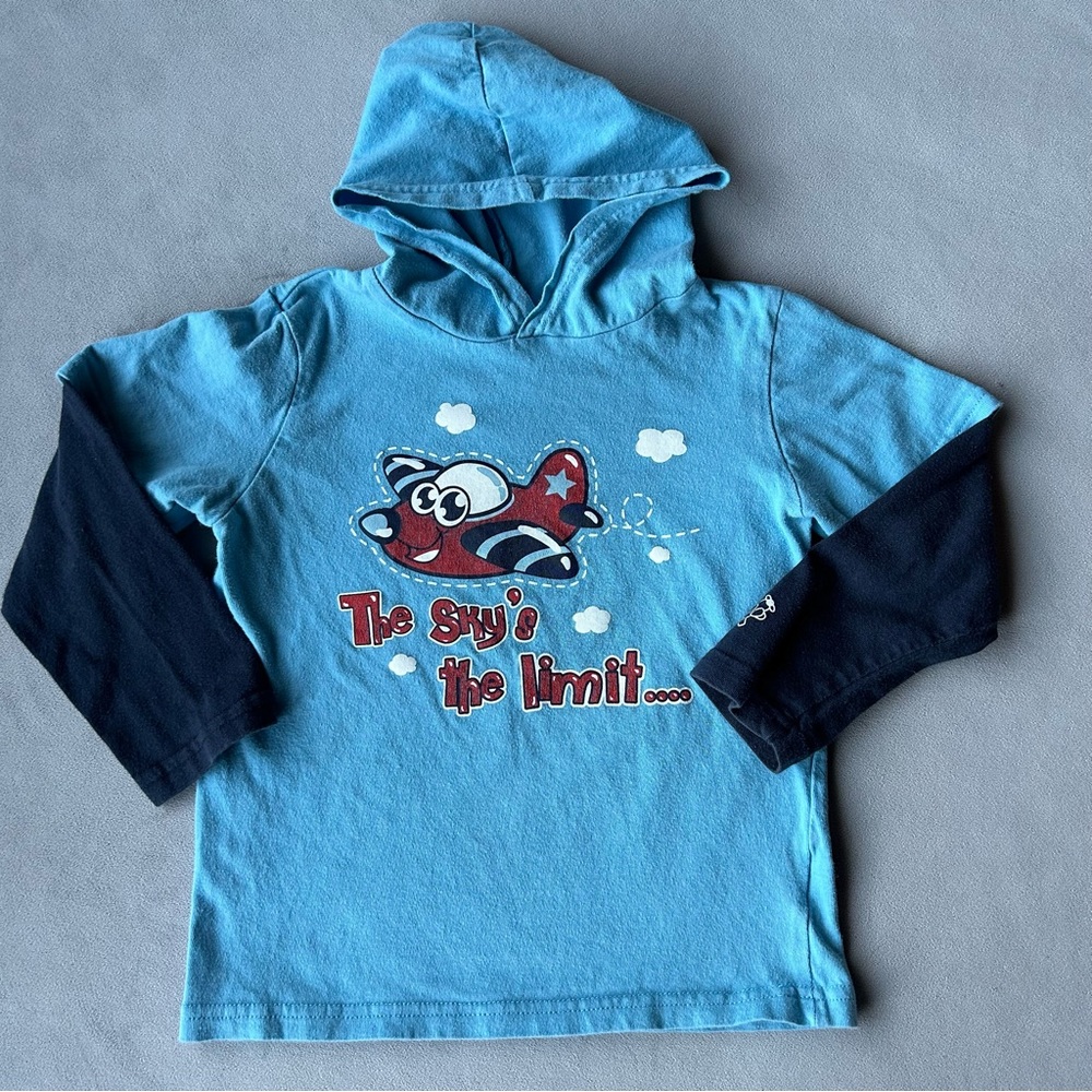 3 for $25 ~ Please Mum ~ Long Sleeve Tee Hoodie ~ Boys Size 4T